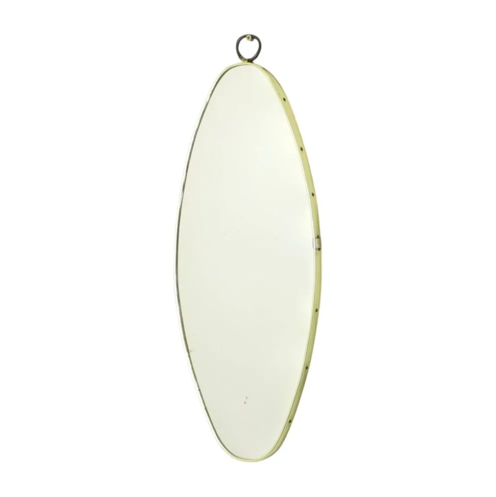Miroir de forme libre moderne du milieu du siècle, style rockabilly des années 50