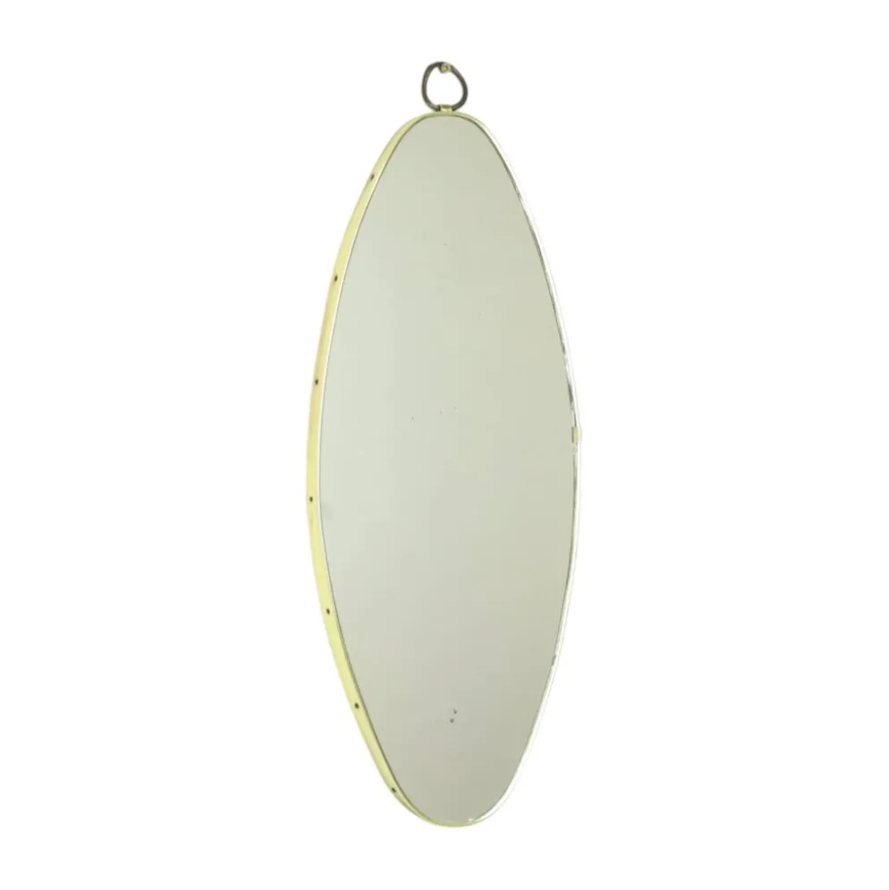 Miroir de forme libre moderne du milieu du siècle, style rockabilly des années 50