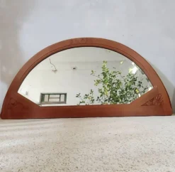 Miroir demi-lune art déco