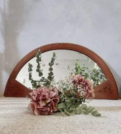 Miroir demi-lune art déco