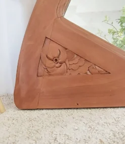 Miroir demi-lune art déco