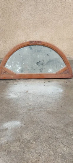 Miroir demi-lune art déco