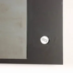 Miroir de salle de bain vintage avec lumières, Italie, années 1970