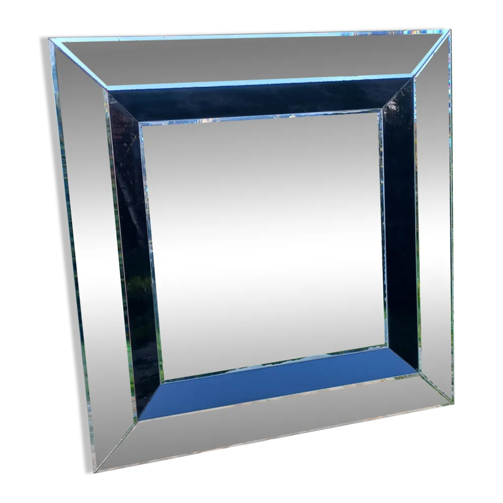 Miroir design des années 70/80 made in Belgium