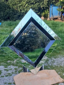 Miroir design des années 70/80 made in Belgium