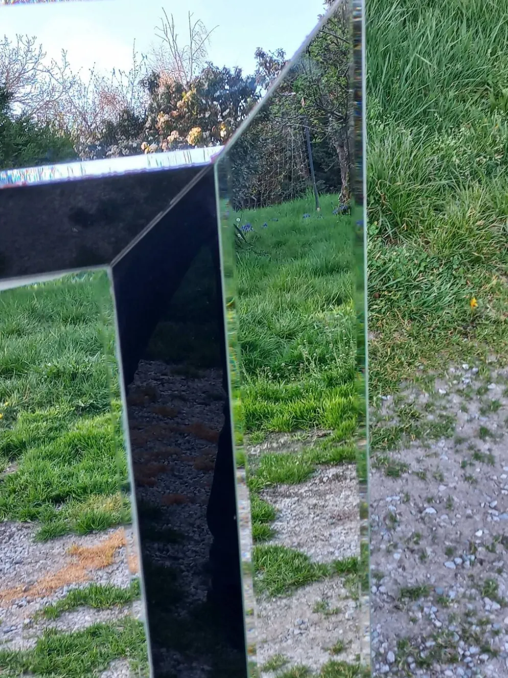 Miroir design des années 70/80 made in Belgium