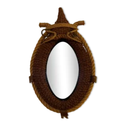 Miroir design en cordage