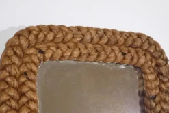 Miroir design 1950 en corde
