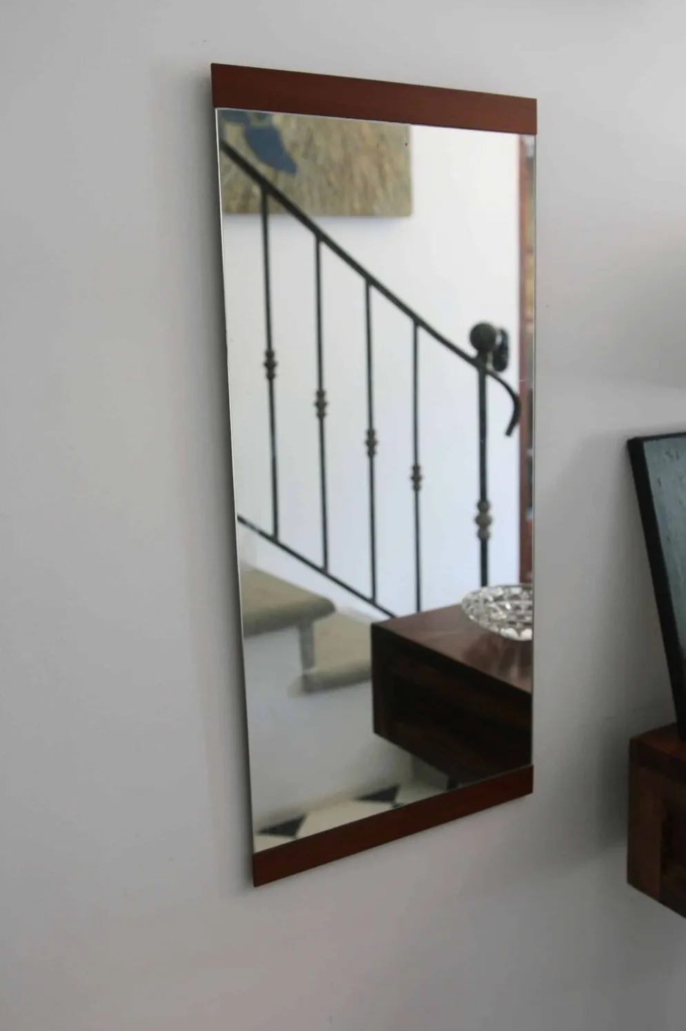 Miroir design scandinave, années 70-80