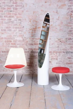 Miroir de sol Mid-Century Modern par Roger Lecal, années 1970