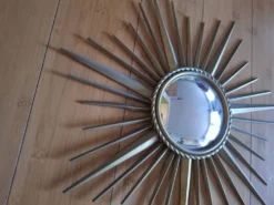 Miroir de sorcière bombé , Chaty Vallauris