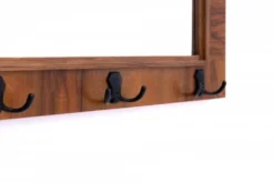 Miroir de style Art Déco avec miroir, années 1940, Pologne.