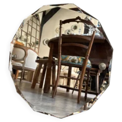 Miroir dodécagonal biseauté ⌀ 60 cm