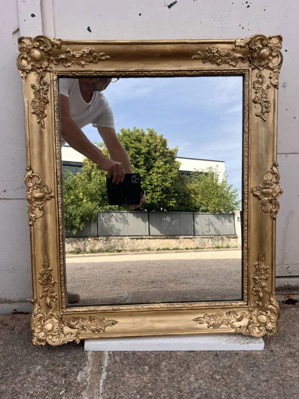 Miroir doré