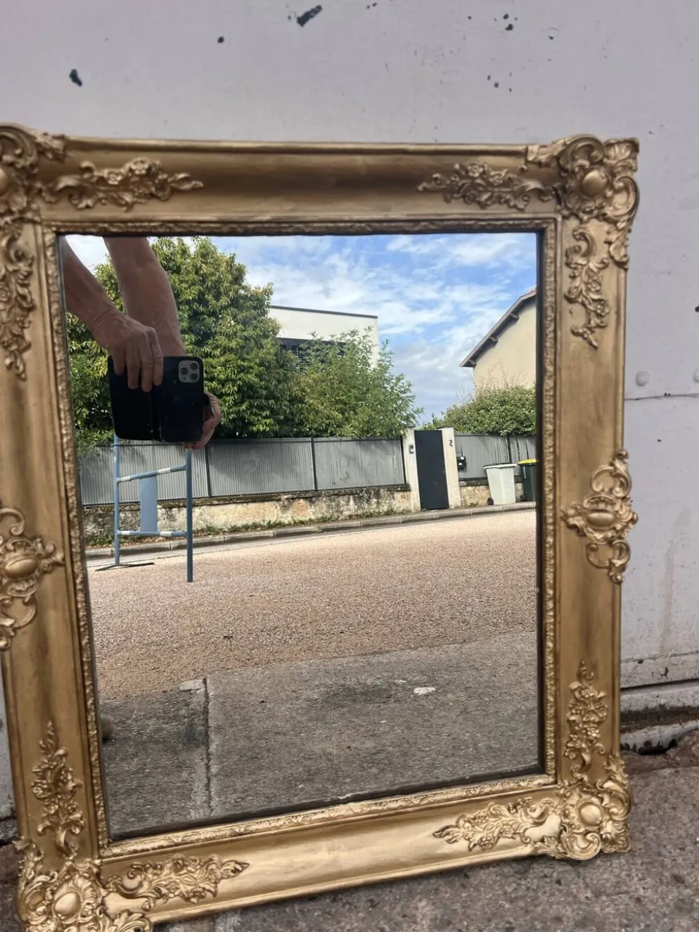 Miroir doré