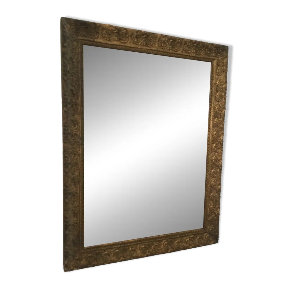 Miroir doré ancien