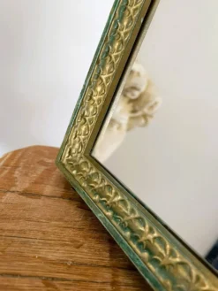 Miroir doré baroque vintage