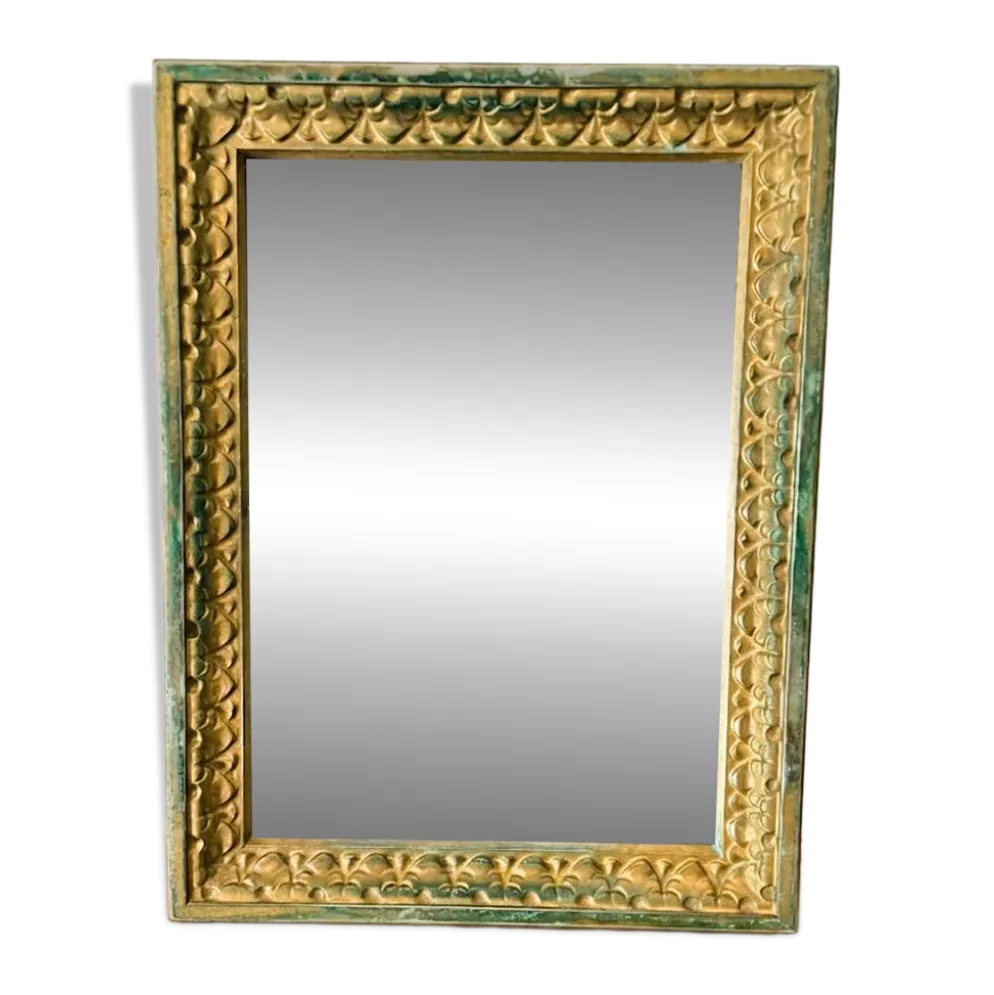 Miroir doré baroque vintage