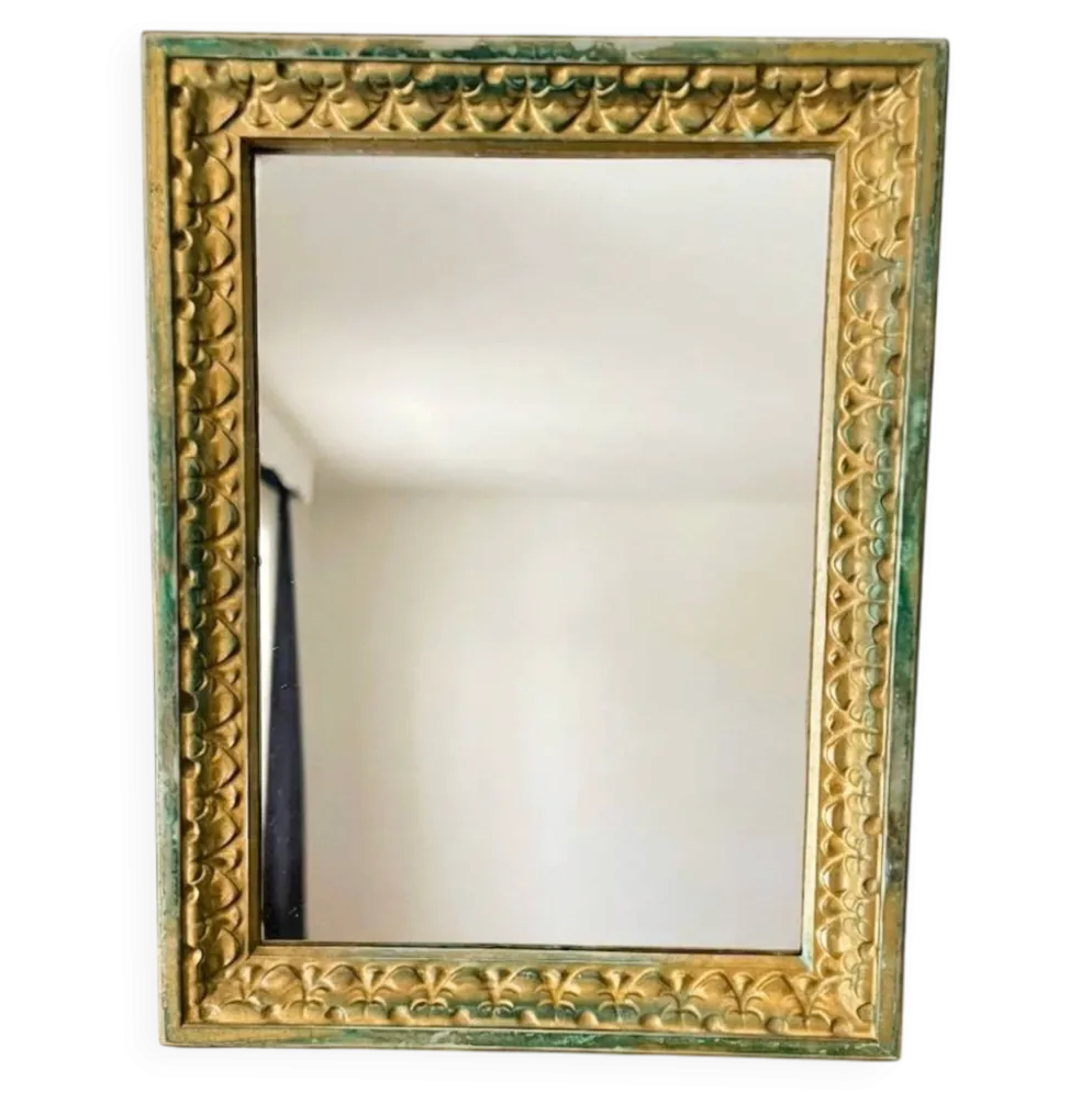 Miroir doré baroque vintage