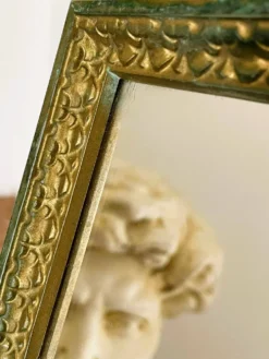 Miroir doré baroque vintage