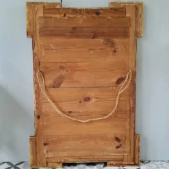 Miroir doré biseauté