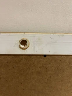 miroir doré biseauté vintage