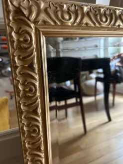 miroir doré biseauté vintage