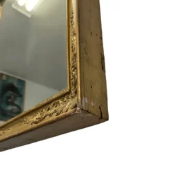 Miroir doré français ancien, début des années 1800