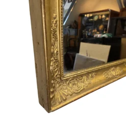Miroir doré français ancien, début des années 1800