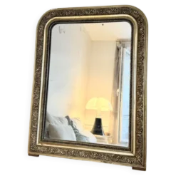 Miroir doré - Louis Philippe feuille d’or 51x65cm