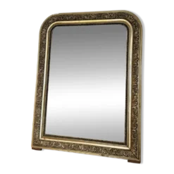 Miroir doré - Louis Philippe feuille d’or 51x65cm