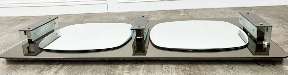 Miroir double glace vintage années 70
