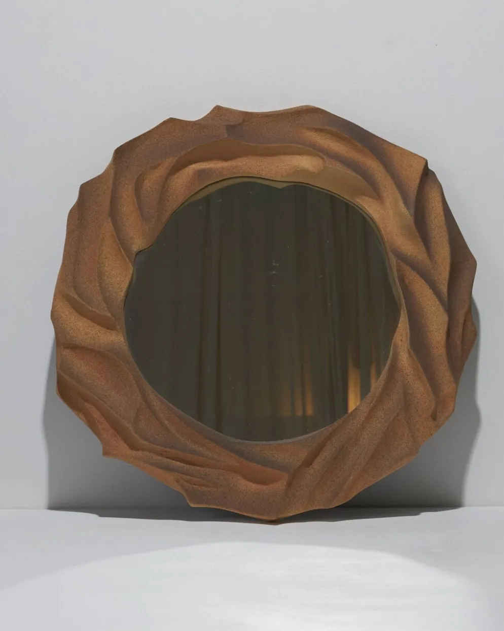 Miroir "Dunes" en grès