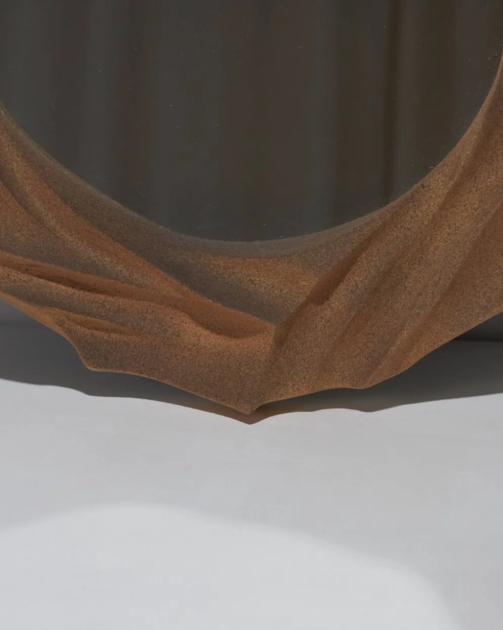 Miroir "Dunes" en grès