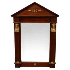 Miroir Empire à fronton triangulaire, XIXe siècle