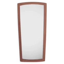 Miroir en bois conique