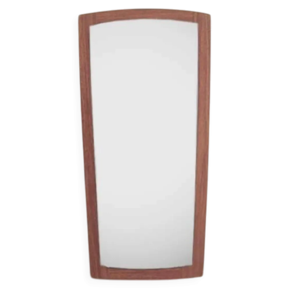 Miroir en bois conique