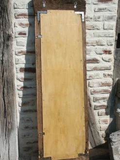 Miroir en bois de récupération 44x150