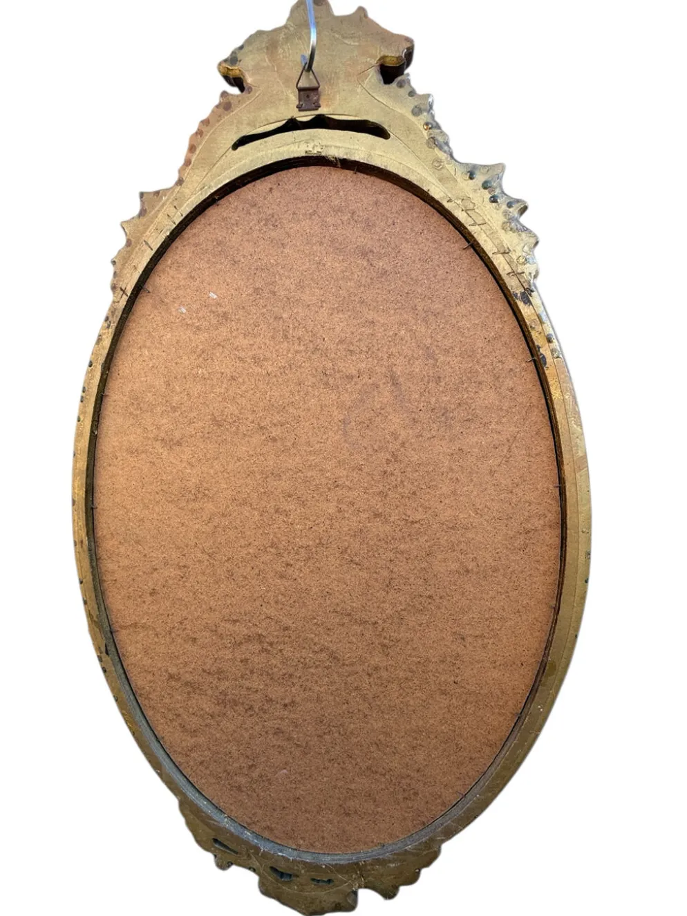 Miroir en bois doré des années 50 France