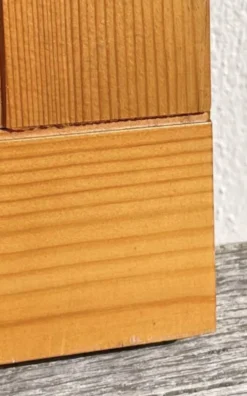 Miroir en bois Maison Regain pin 1980 40x35