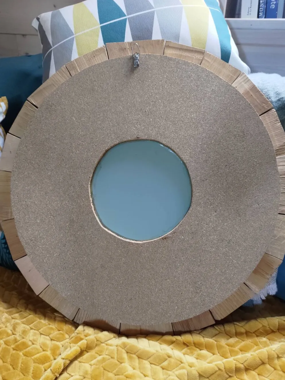 Miroir en bois massif 60cm