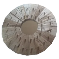 Miroir en bois massif 60cm
