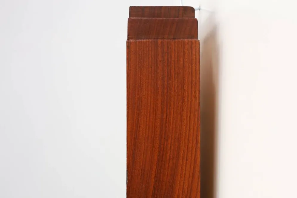 Miroir en bois octogonal géométrique Art Déco, Italie vers 1925