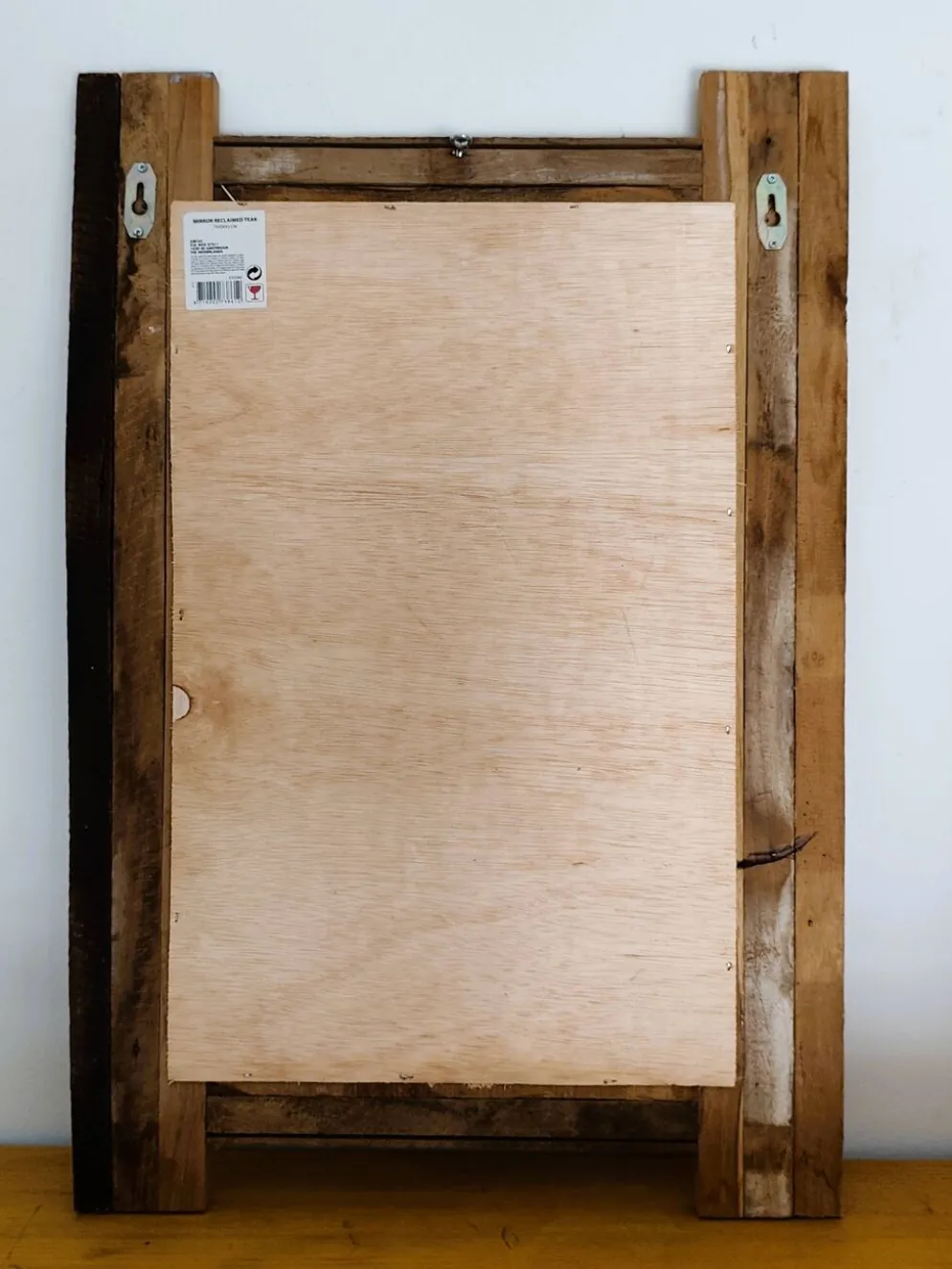 Miroir en bois recyclé