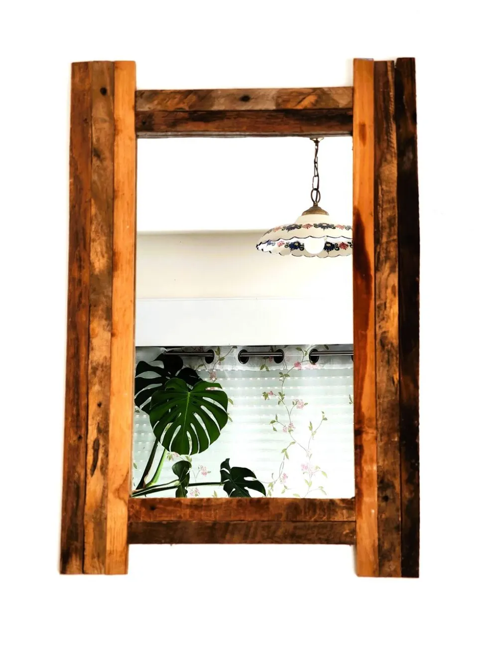Miroir en bois recyclé