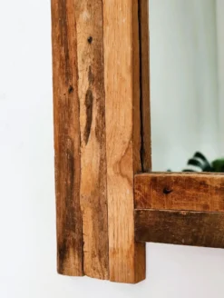 Miroir en bois recyclé