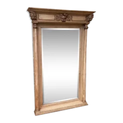 Miroir en bois sculpté, 168x112 cm