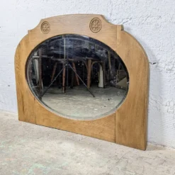 Miroir en chêne sculpté - Années 30