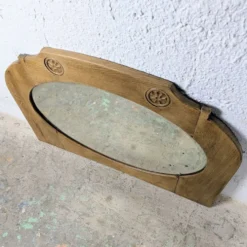 Miroir en chêne sculpté - Années 30