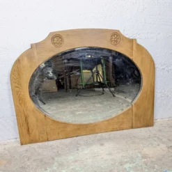 Miroir en chêne sculpté - Années 30